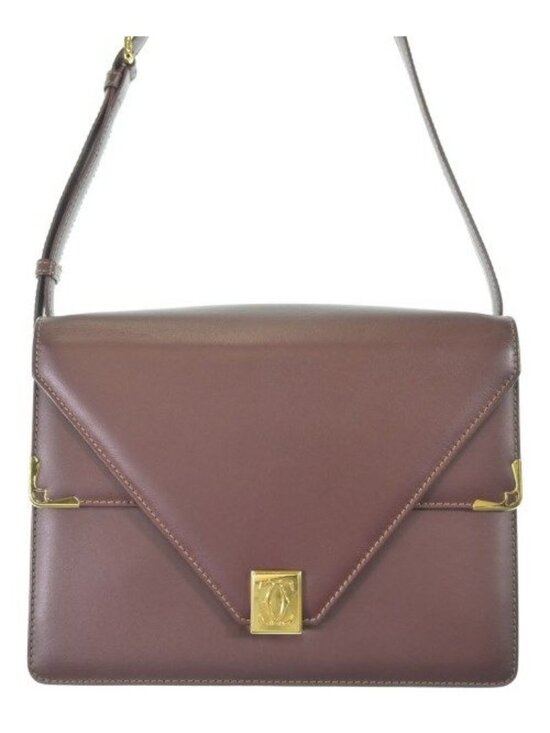 Cartier Handbags - Cartier Shoulder Bag Brown